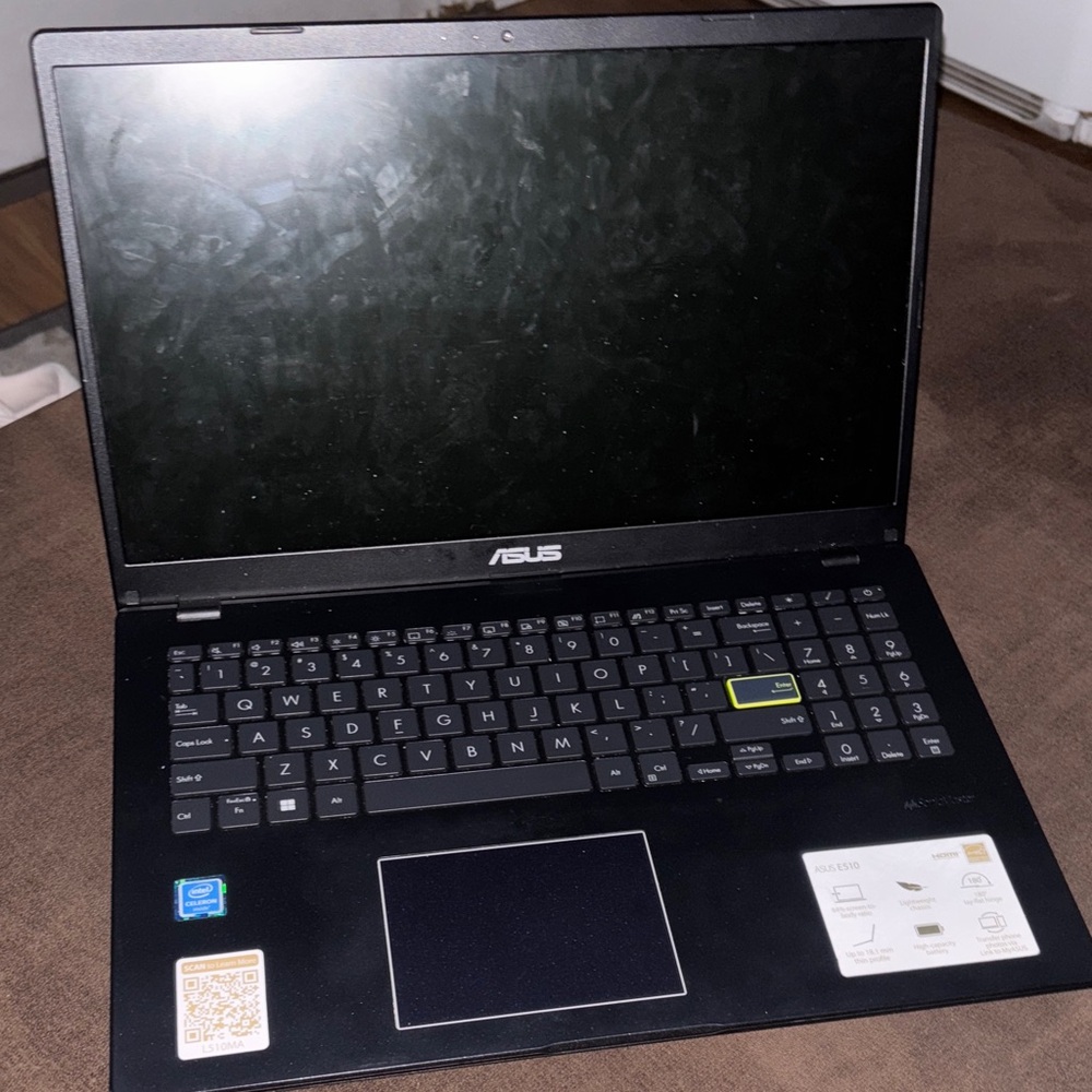 ASUS Sleek Black Laptop